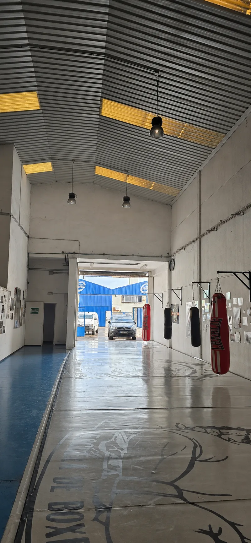 Zona de entrenamiento de S.F Team Rivas